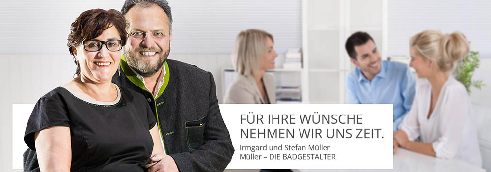 Foto Firma Heizungsbauer Müller<br>MEISTER DER ELEMENTE<br>DIE BADGESTALTER